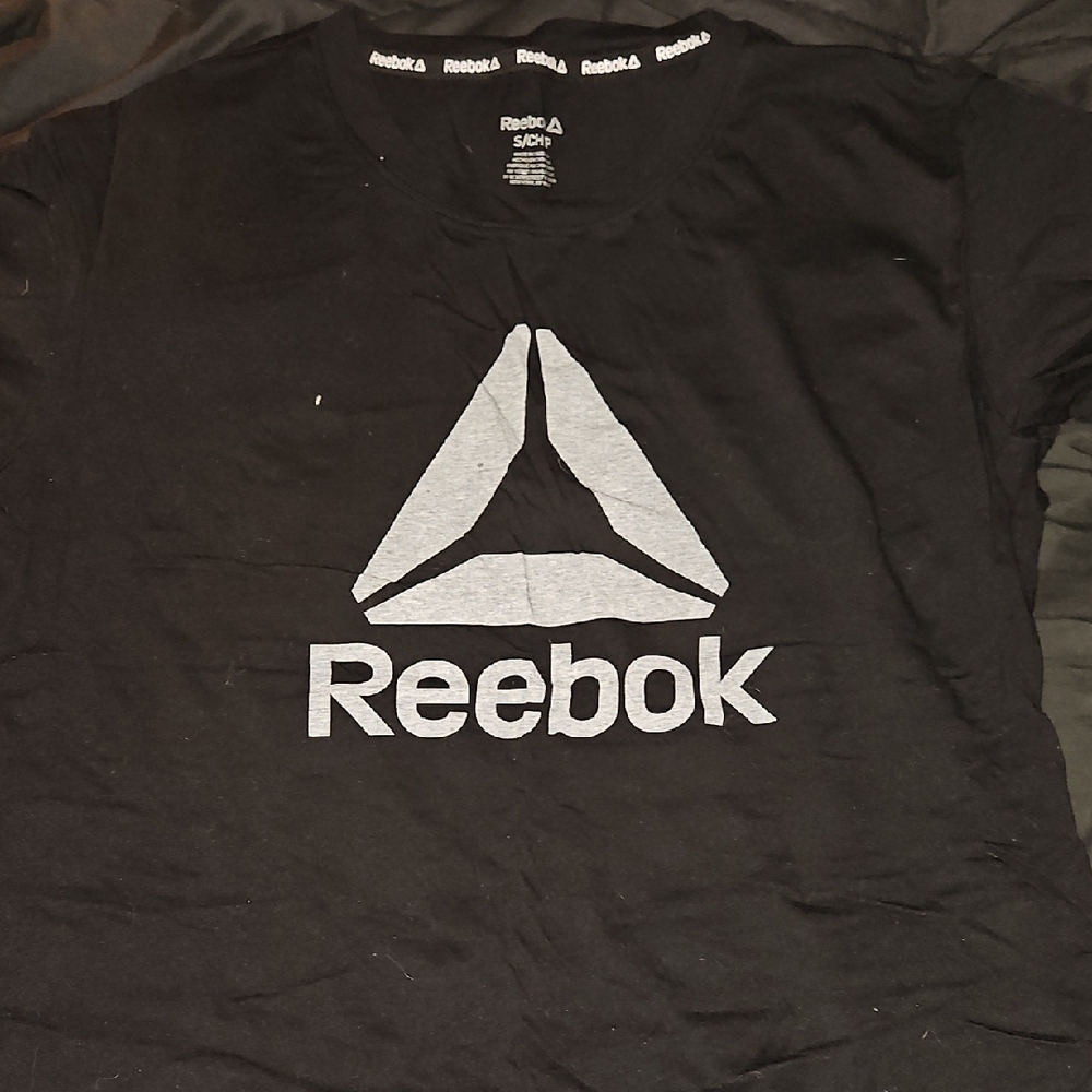 Reebok Black T-Shirt with Logo